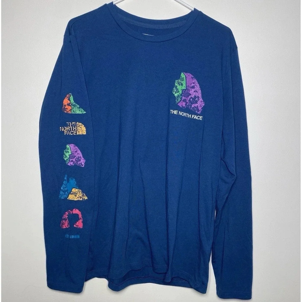 The North Face Men's‎ Medium Graphic T Shirt Long Sleeve *flaws*
